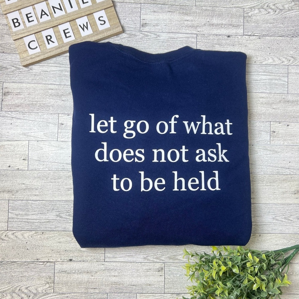 Navy Blue Crew Neck Sweater